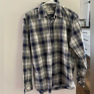 Men’s Casual Button Down Flannel Size Small Brand California Shirt Co